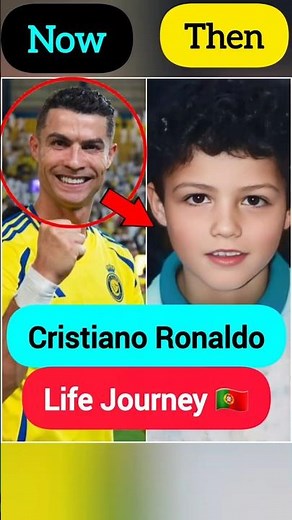 Cristiano Ronaldo Then and Now | Ronaldo Evolution 1985-2025 | #ronaldo #childhood #portugal