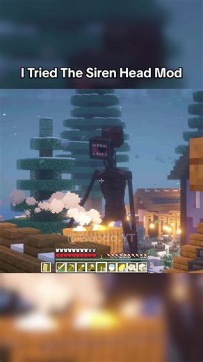 Encountering Siren Head in Minecraft: A Terrifying Experience
