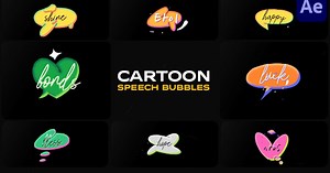 Cartoon Speech Bubbles | After Effects