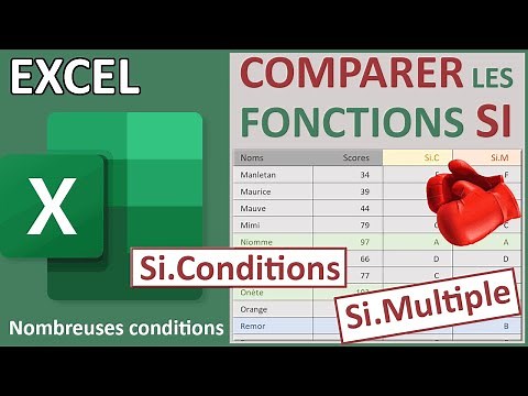 Comparer les fonctions Si Conditions et Si Multiple