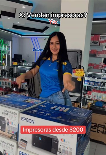 ¡Imprime más y gasta menos! 🖨️✨ Las impresoras de Epson ofrecen calidad profesional, ahorro de tinta y gran rendimiento para tu hogar, negocio o estudio. ✔ Impresiones nítidas ✔ Sistema de tinta económico ✔ Conexión WiFi ✔ Perfecta para tareas, trabajos y oficina #impresora #enviosnacionales #santodomingoecuador #foryou #ventasonline