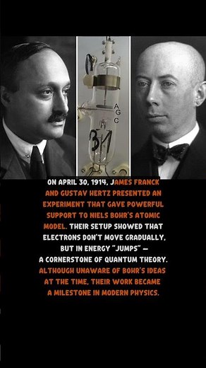 Frank–Hertz and the Birth of Modern Physics #history #book_records #interestingfacts