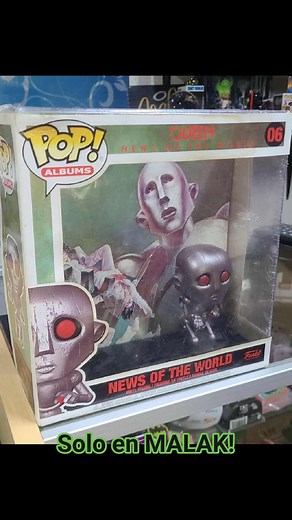 FUNKO POP QUEEN "NEWS OF THE WORLD" (#06) Este funko es para los verdaderos seguidores del gran grupo QUEEN. El empaque está dañado pero el acrílico y su interior están en excelentes condiciones. Precio: $350 pesos Ven por el antes de que te lo ganen!. (CAJA DAÑADA. Caja de acrílico e interior en excelentes condiciones). #MalakVintageStore #MalakAntiqueShop | Carlos Alberto Castro Gutiérrez | Facebook