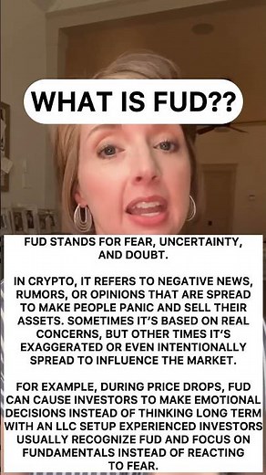 🚨 What is FUD in Crypto? (And Why It Makes People Lose Money)