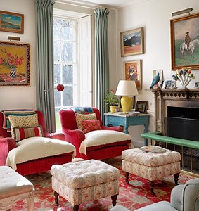 At home with Cath Kidston: Inside the designer's Grade-II listed Cotswolds home