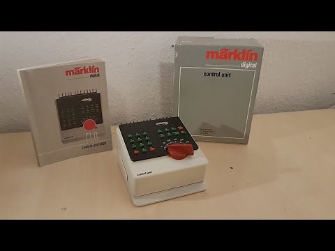 Connecting and operating the Märklin Control Unit (6021)