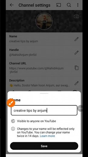 How to Change YouTube Channel Name in 2025 | Step by Step Guide #techtips #ytshorts