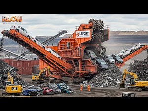 30 Most Insane Shredding & Crushing Machines That Obliterate Everything | Scrap Processing #9