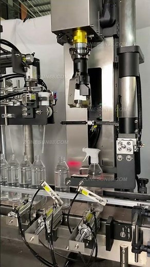 ZONESUN Automatic Servo Trigger Pump Spray Bottle Capping Machine