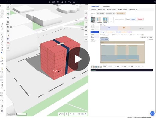 Facade making machine, inspired by seeing some great stuff by Autodesk Forma Building Designer It took me 90 minutes to build V0.1 - then a lot of little tweaks until I had to call time. 1. module… | Rob Asher