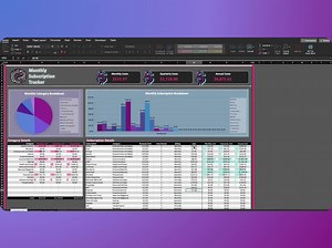 Monthly Subscription Tracker Spreadsheet - Monthly Membership Tracker Excel Template - Budget Planning Tool - Etsy Australia