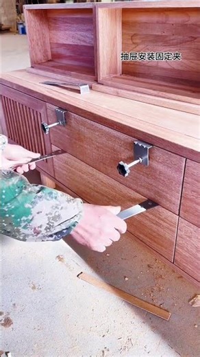 Practical Woodworking Strong Drawer Installation Fixed clip No Shake #woodworking #carpentry #tools
