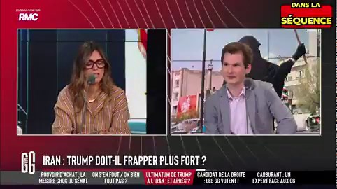 « En fait, t’aimes pas Trump mais quand il tue des musulmans là tout d’un coup c’est super.C’est exactement ce que vous pensez : la vie des Iraniens n’a pas de valeur pour vous.Les 135 fillettes tuées… »Jean-Loup Bonnamy, RMC Les Grandes Gueules