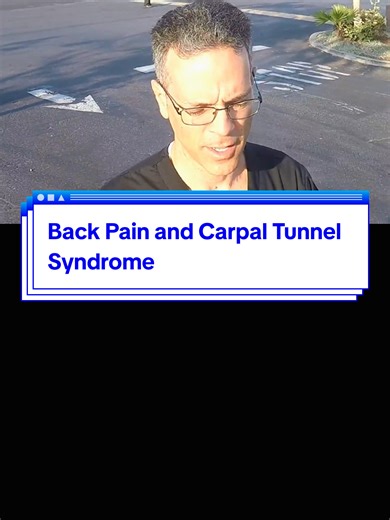 Back Pain and Carpal Tunnel Syndrome back pain causes, carpal tunnel syndrome symptoms, nerve compression signs, wrist and hand numbness, spine and nerve health #backpain #carpaltunnel #nervehealth