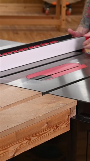 Woodcraft on Instagram: "We just upgraded the saw in our shop with the new Sawstop T-Glide Advance fence. The faceplate can be set in multiple different positions to suit your needs at the saw. ⁠ ⁠ This new fence offers three functional positions, including a low-profile setup for narrow rip cuts and an inverted “L” fence for flush-trimming and straight-edging. The integrated dovetail slot makes it easy to mount feather boards, jigs, and sacrificial fences, while the front-to-back sliding capabi