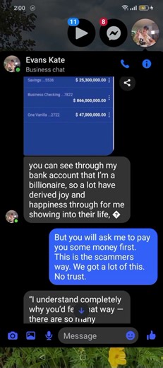 A low-IQ scam from Facebook
