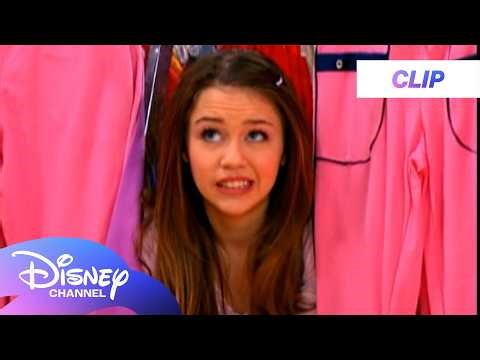 Lilly Coinkidentally Helps Dad Shop for Miley 😆🎁 | Hannah Montana Throwback | ‪@disneychannel‬