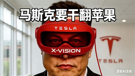 【中配】埃隆·马斯克刚刚碾压苹果：认识特斯拉 X-Vision——新一代 VR 杀手