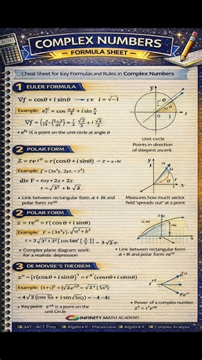 Complex Numbers Explained | Euler Formula & De Moivre Theorem