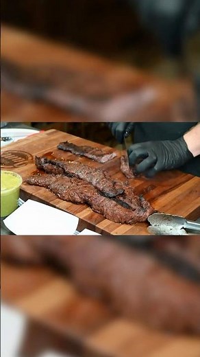 How Pros Slice Skirt Steak #meat #technique #shorts