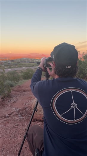 Cold moon rises over the Valley