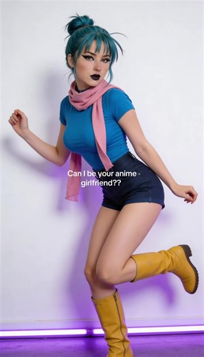 I love to cosplay things my Bulma what do you think? #cosplayer #dragonballz #goth #fyp #girl