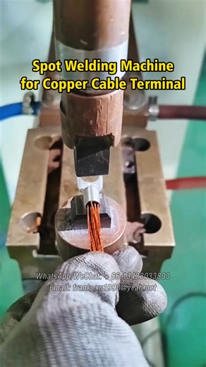 Spot Welding Machine for Copper Cable Terminal #spotweldingmachine | Welding Machine | Facebook