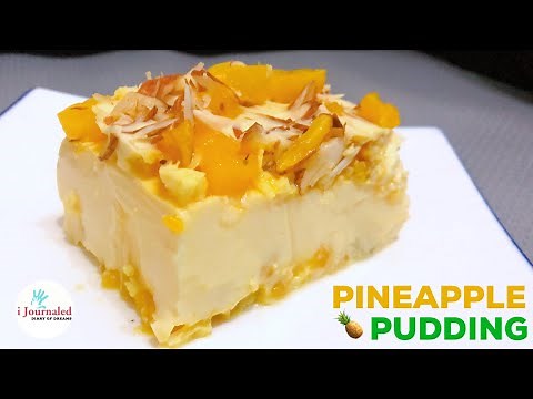 PINEAPPLE PUDDING | EASY PUDDING | PINEAPPLE DESSERT | SWEET n TASTY