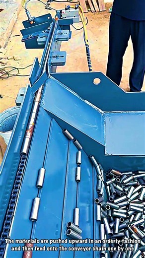 Automatic Feeder Machine: Sorting and Orientation of Industrial Cylinder Tubes