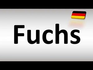How to Pronounce Fuchs? (German Oil Brand)