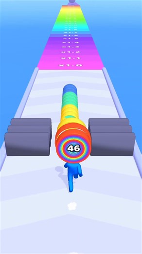 Layer Run – Giant Stack Build Challenge 😱 Android, iOS #shorts #games