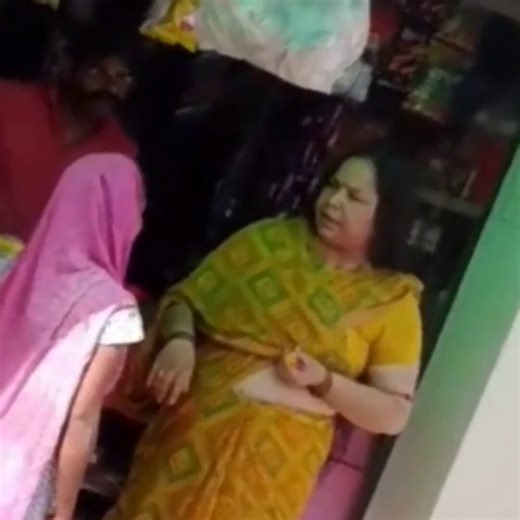 Yeah, a Rich woman who runs a grand daily needs shop in a rented space, lives in 700 square foot mansion and whose husband owns a luxurious 97 cc Splendor.