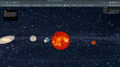 ThreeJS实现的太阳系