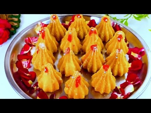 क्या आप एक ग्लास दूध से 5 मिनट मे Modak बना सकते हैं | 3 Ingredients Modak Recipe | Beshan Modak.