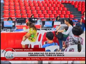 Kahapsay, Paspas og Komportable proseso ang tumong sa labing unang Offsite Business Permit Renewal sa Hoopsdome dakbayan sa Lapu Lapu. Malampuson sa unang adlaw sa Business Permit Renewal ang Lapu Lapu City Government kuyog sa mga kawani sa Treasure's office. Dagahan sa atong mga business owners ang nalipay sa maong kalihukan kay gawas sa hapsay, paspas og komportable ang proseso, aduna pa jud kini LIBRENG SNACKS. mao usab kini atong SCHEDULE: Enero 2-20, 2020 Lunes hangtud Biyernes 8 a.m. to 8: