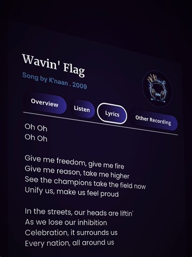 The Meaning Behind Wavin' Flag by K'naan