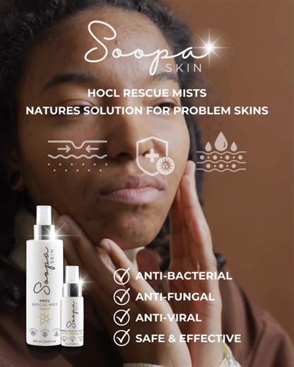 Soopa Skin | HOCl reduces inflammation for happier, healthier skin! 😊 #soopaskin #hocl #hypochlorousacid #acnefree | Instagram