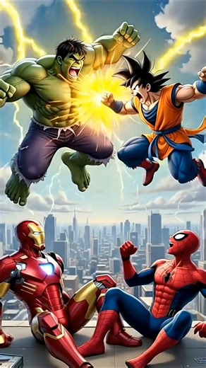 Naruto vs thor hulk vs Goku marvel Avengers vs Naruto anime