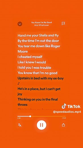 you know that i’m no good - amy winehouse #speedsongs #fyp #viral #trending #hits #trowback #nostalgia #foryou #foryoupage #xycba #amywinhouse #rock #pop #90smusic #youknowthatimnogood