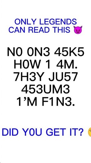 Only legends can read this 🖤