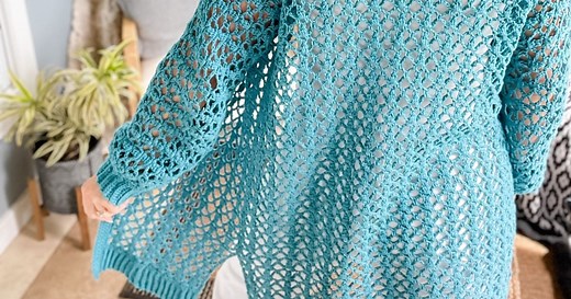 Free Lace Crochet Cardigan Pattern: Cabot Trail Cardigan