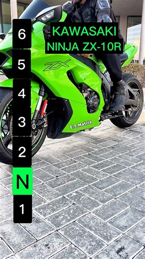 Maximum speed for each gear on a Kawasaki Ninja ZX-10R