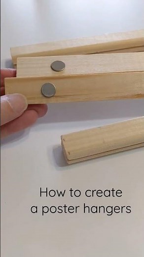 Useful tips: How to Hang a Poster #homedecor #shortsvideo
