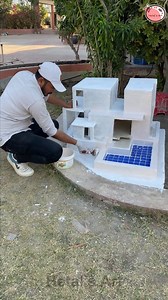 108K views · 910 reactions | Build a miniature model of dream house with swimming pool #miniature #dreamhouse | Hetal's Art | Facebook