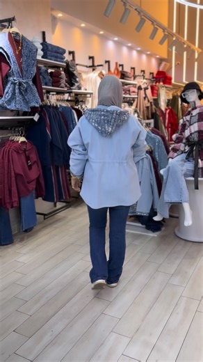 AYA SHOP © on Instagram: "🩵🩵🩵🦋 amazing jacket with perfect style & material 😍❣️"