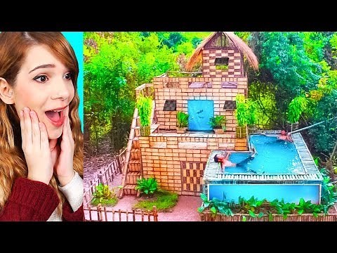 HANNO COSTRUITO UNA FANTASTICA VILLA CON PISCINA! *WOW*