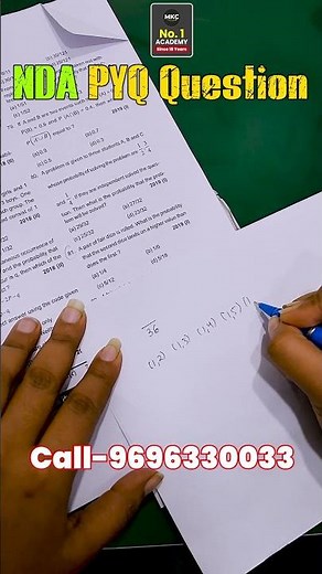 Math Probability: Important Questions for NDA Exam 🚀 | NDA Math Exam Preparation - MKC
