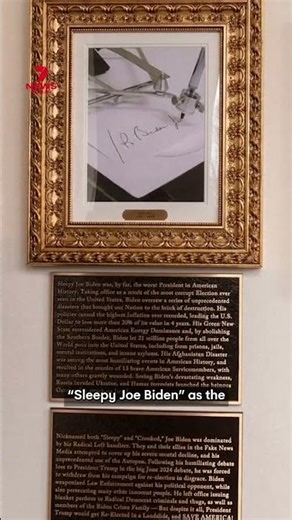 Joe Biden shamed in Donald Trump's new plaques for White House's Presidential Walk of Fame