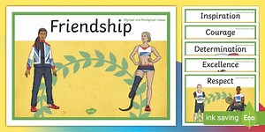 Sporting Values Display Posters