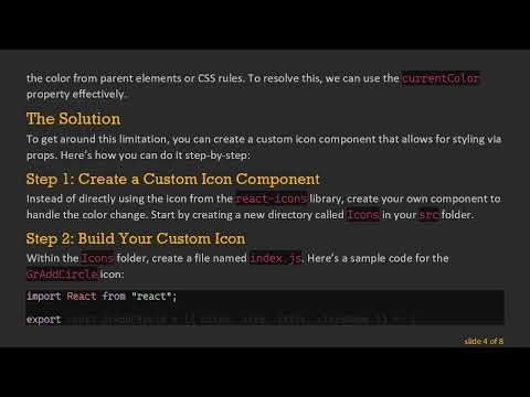 How to Change Colors of Icons from the react-icons Library